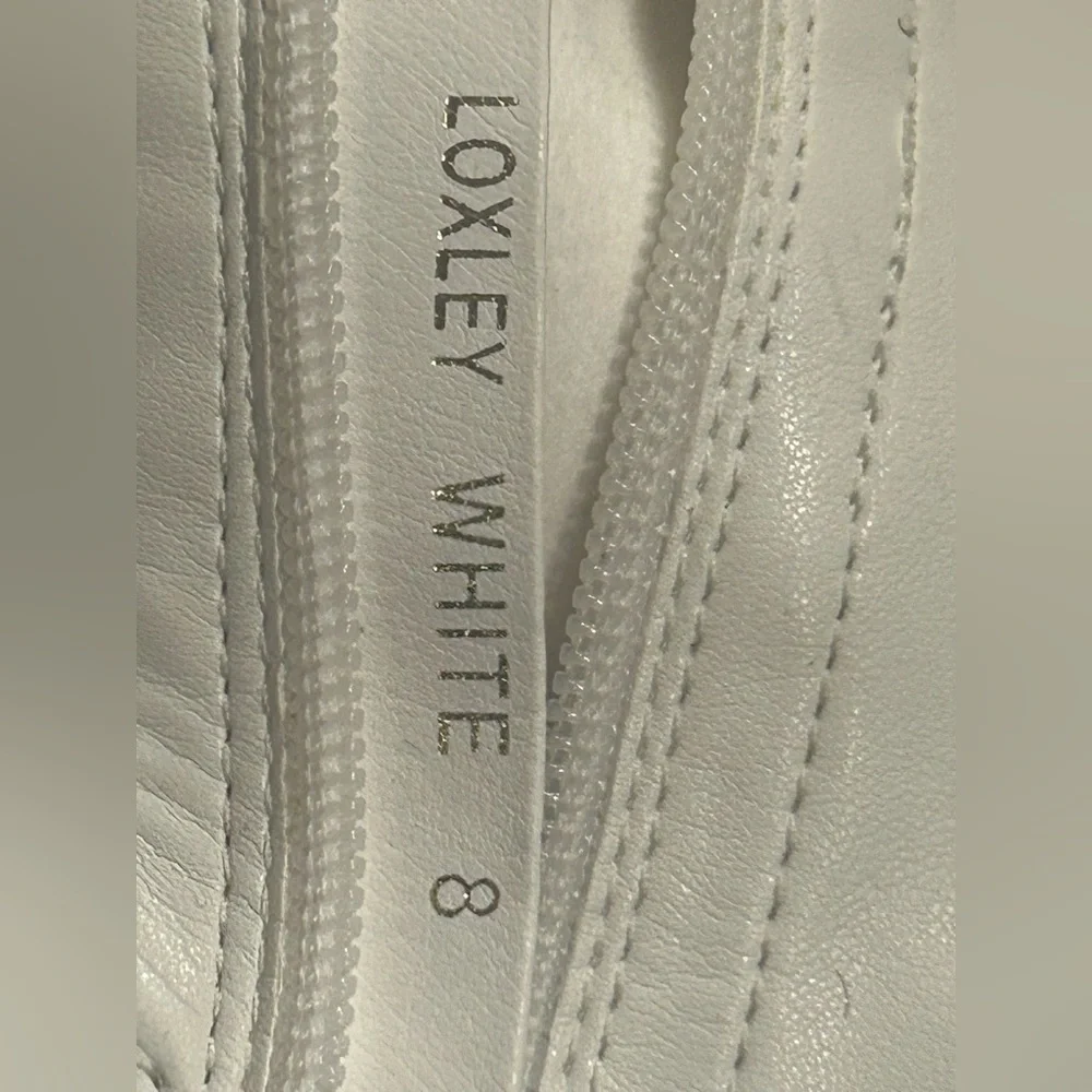 Azalea Wang Lovely White Platform Stretch Sock Vegan Bootie Size 8 - Picture 14 of 15